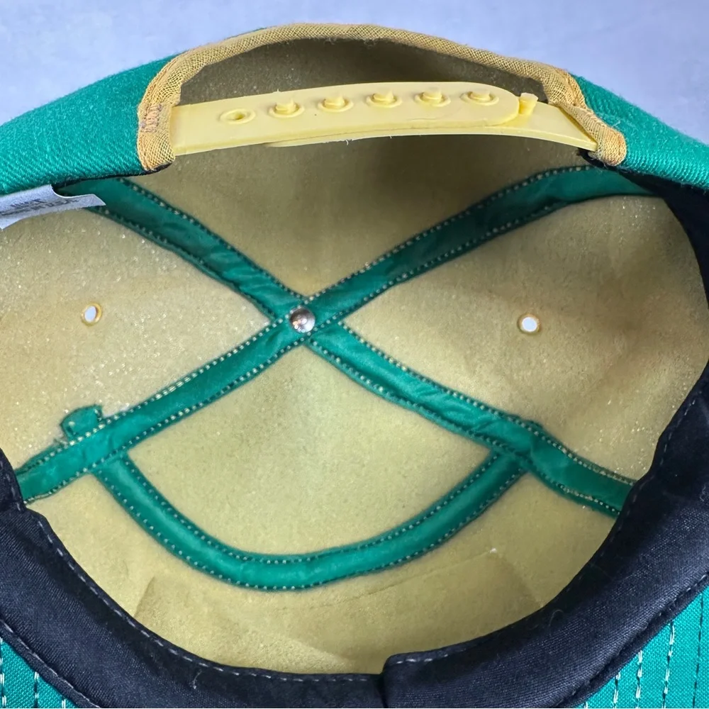 John Deere trucker hat SnapBack vintage retro Green Yellow Tractor‎ farming cap